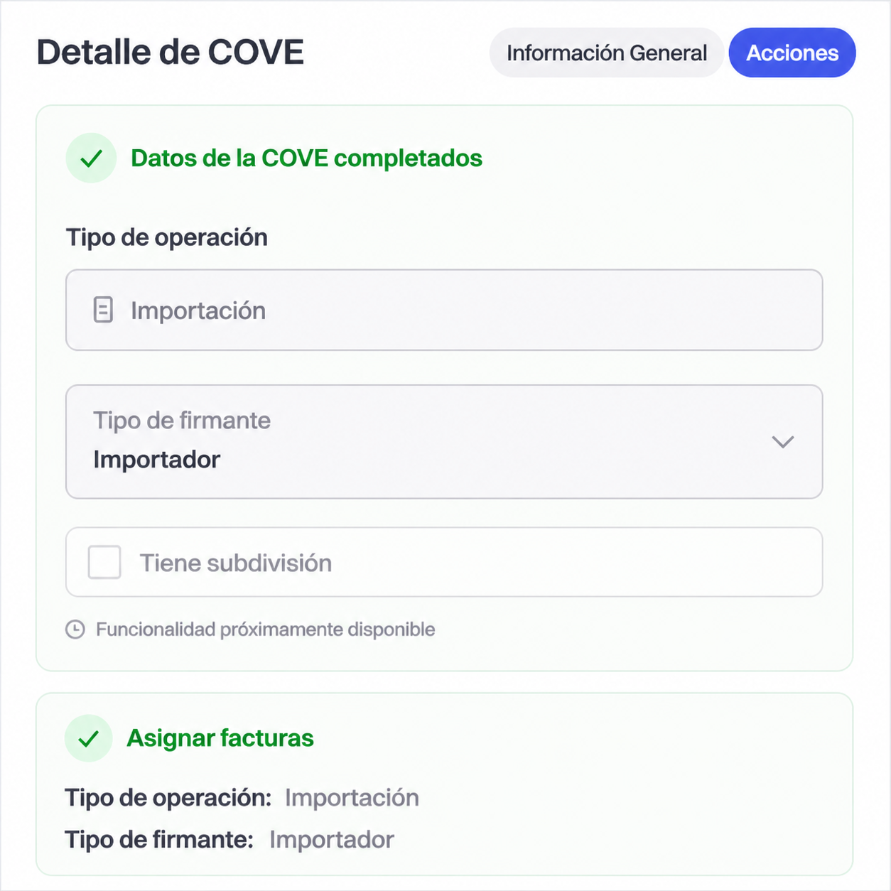 Crear factura en Comerbot